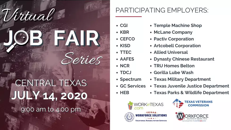 Workforce Solutions Of Killeen Set To Host Virtual Job Fair With Over 30 Employers