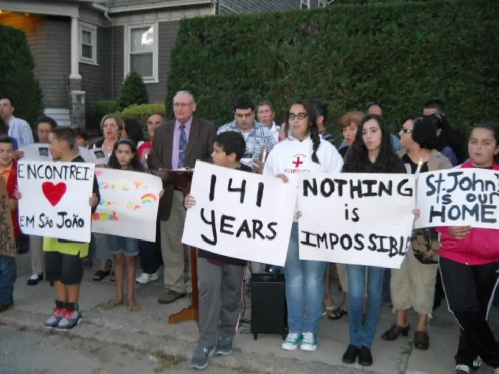 St. John Parishoners Protest Outside Bishop&#8217;s Home [AUDIO]