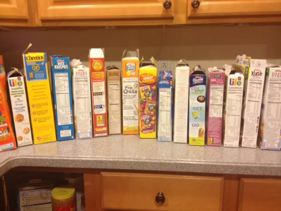 Half Empty Cereal Boxes Fill Cabinets At Neal White&#8217;s Home