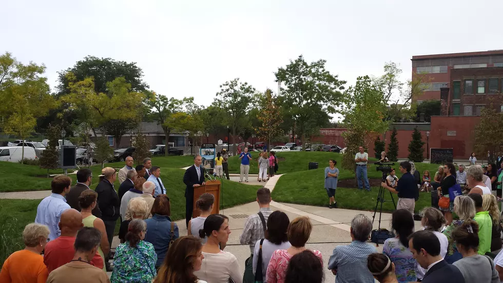 Custom House Square Park Opens