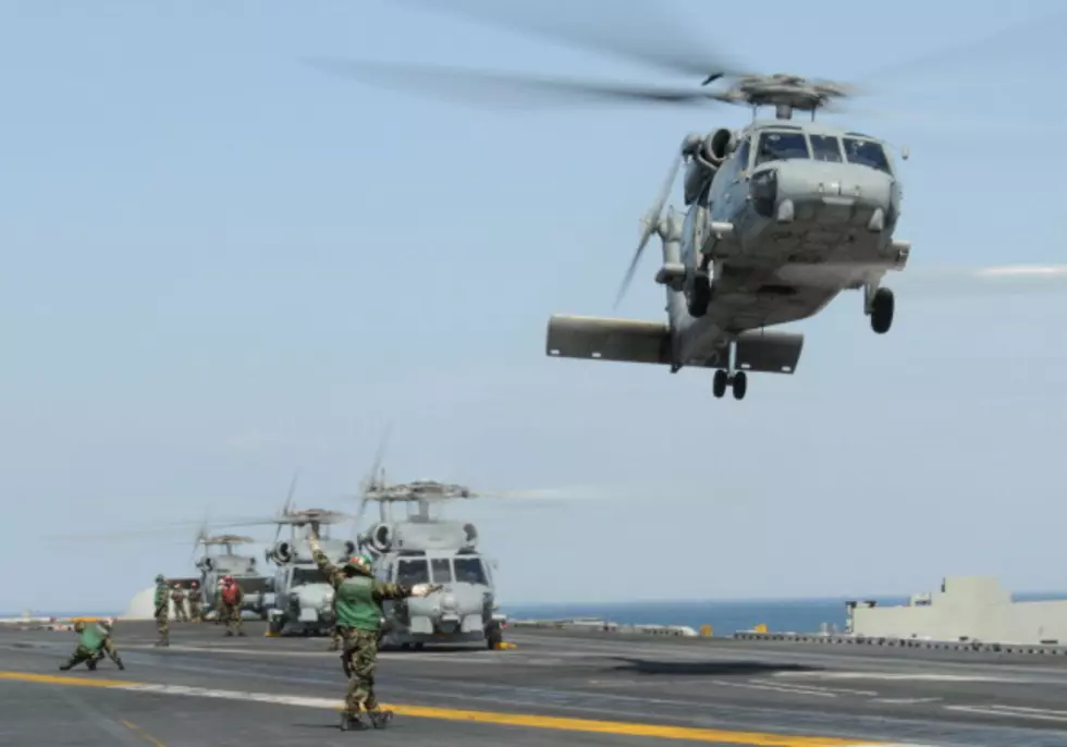 One Missing in Navy Copter Crash