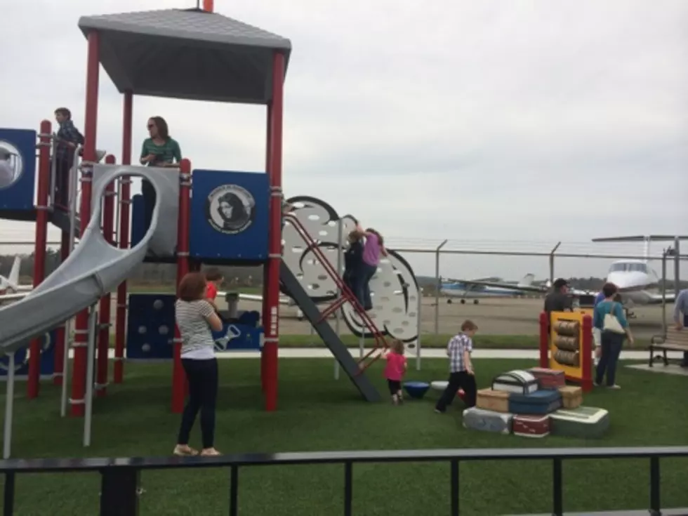 Greg Desrosiers/TSM - Children playing on the newly dedicated playground.