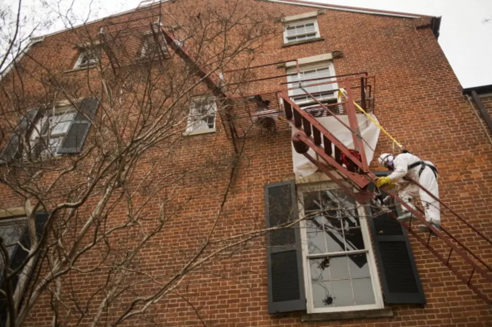One Injured In Fire Escape Mishap