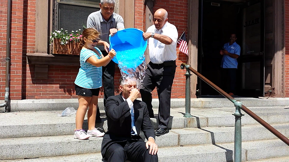 Mayor Jon Mitchell Takes The “Ice Bucket Challenge”