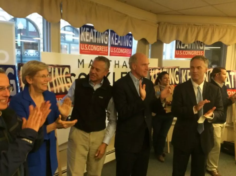 Keating Making Final Strides Before Election Day
