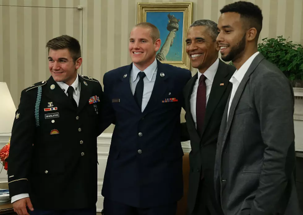 Obama Welcomes Heroes