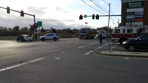 Two Crashes At Coggeshall Street Intersection On Monday