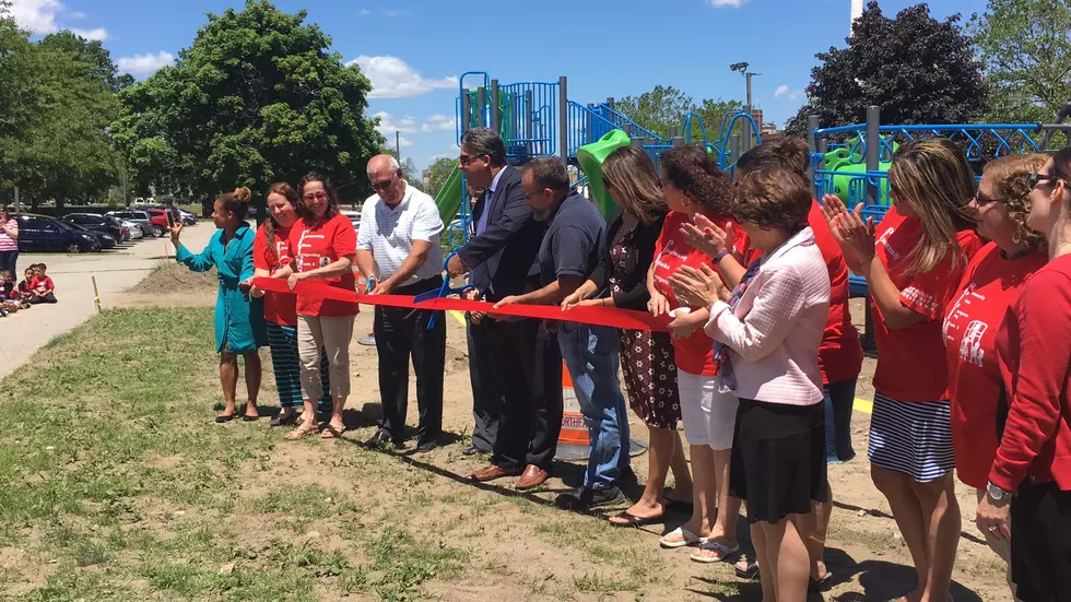 Gomes School Playground Officially Unveiled with Ribbon-Cutting Ceremony