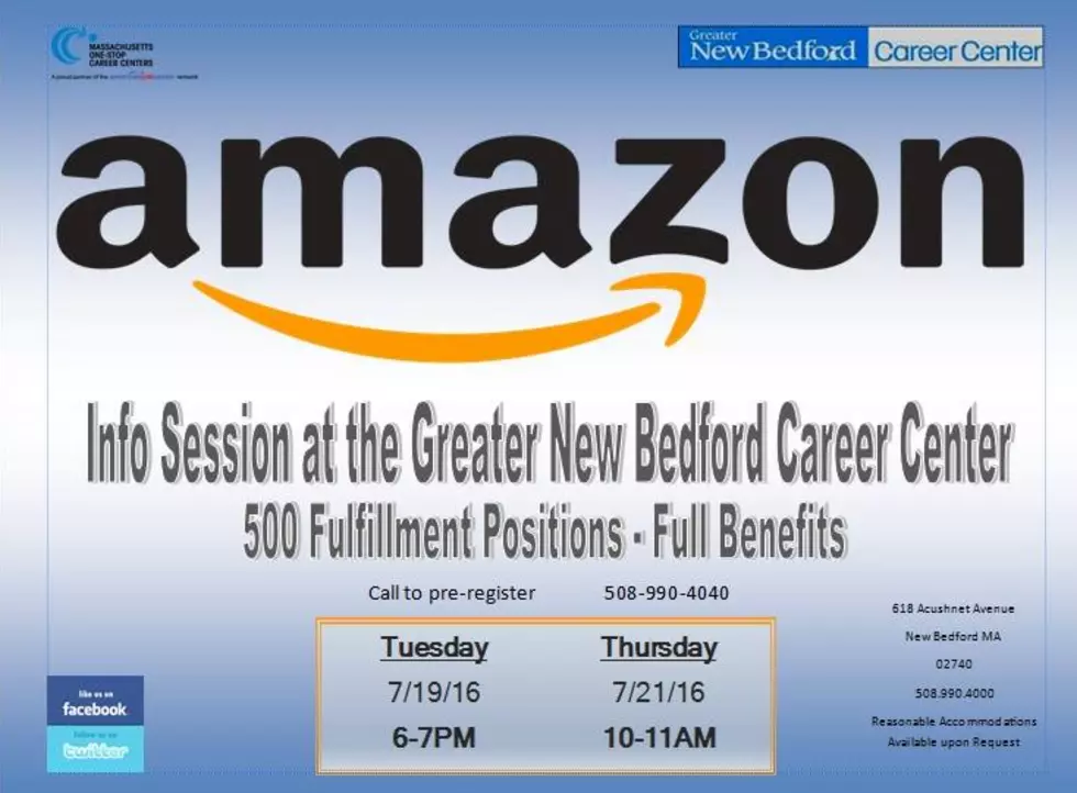 Amazon Job Info Session At The Greater New Bedford Career Center