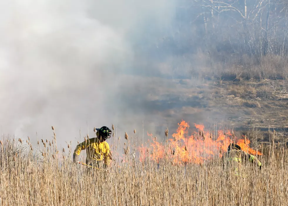 Fairhaven Firefighters Battle Brush Fire