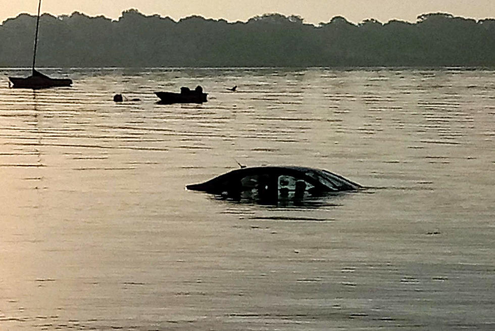 Car Found Partially Submerged in Clark’s Cove Tuesday