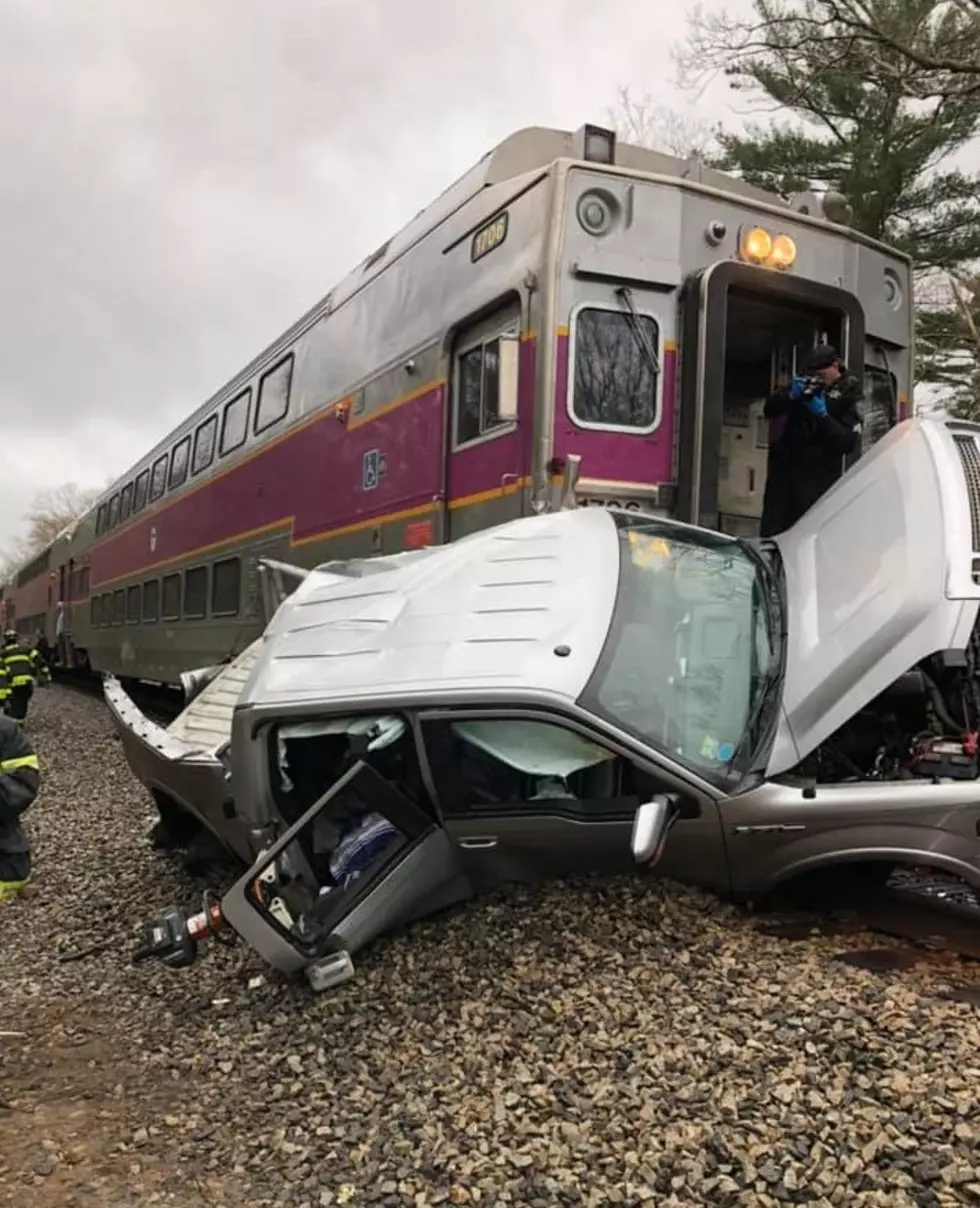 Train Collides with Truck