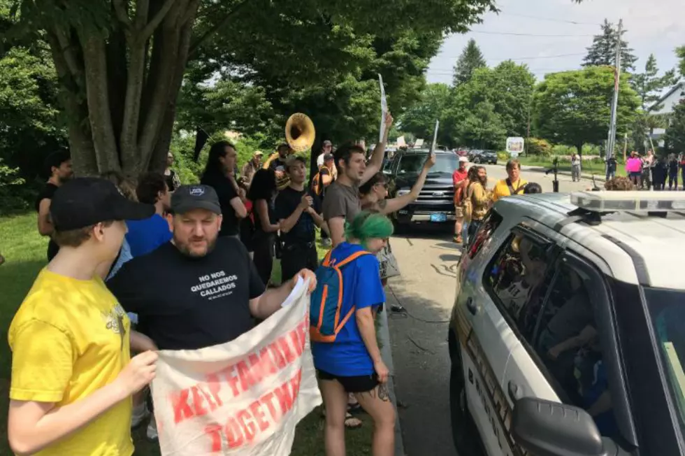 Protest Outside Dartmouth Jail over Sheriff's Agreement with ICE