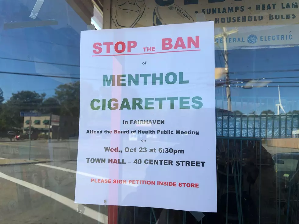 Fairhaven Considering Ban on Menthol [PHIL-OSOPHY]