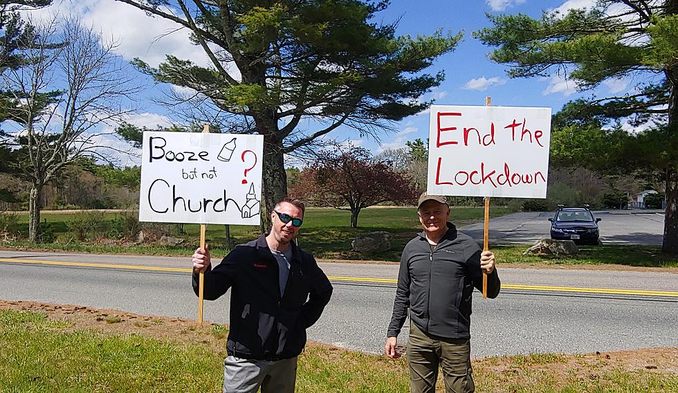 Rochester Lockdown Protesters Ask Baker to Lift COVID Restrictions