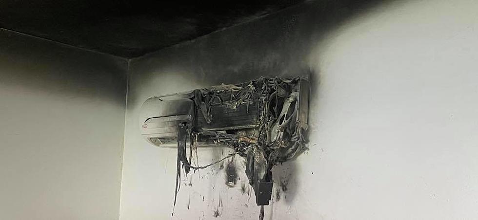 Fire Crews Called After Air Conditioning Unit Caught Fire 