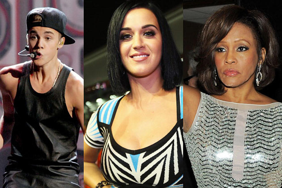 Justin Bieber, Whitney Houston, Katy Perry Most Seached Musicians Of 2012