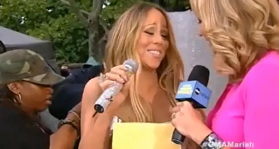 Mariah Carey Good Morning America Wardrobe Malfunction [VIDEO]