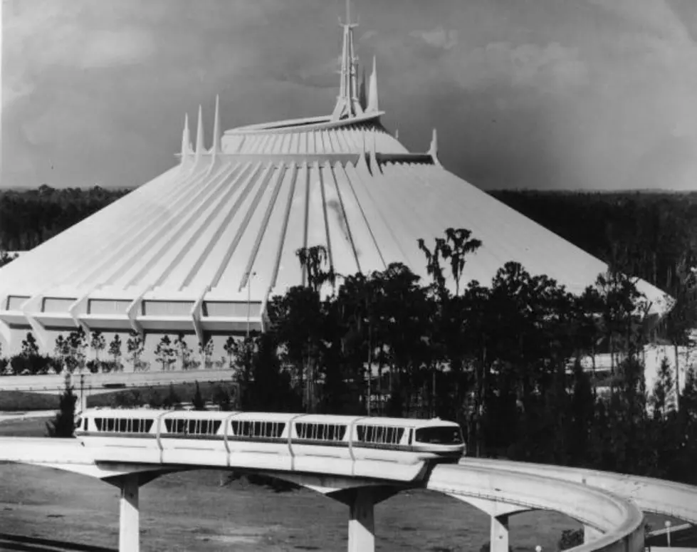 Original Pictures Of The Construction of Disney&#8217;s Space Mountain