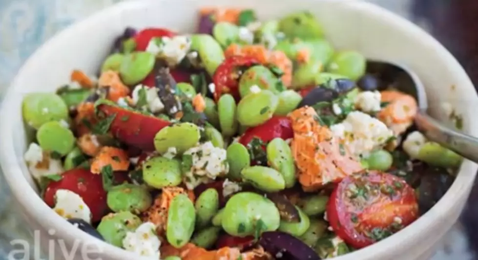 Delicious Healthy Bean & Salmon Salad Recipe [Sponsored]