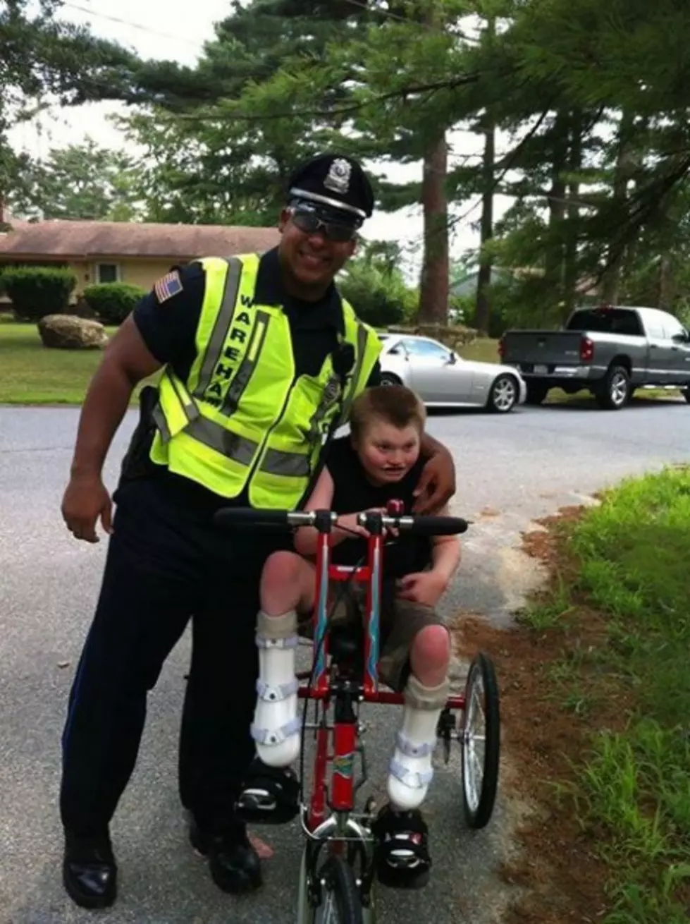 Wareham Officer Ryan Gomes Takes Time Out For Kids