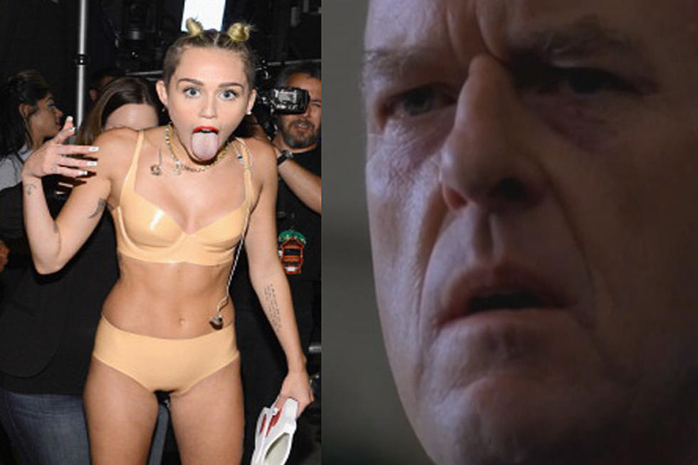 Hank and Marie From &#8216;Breaking Bad&#8217; Watch Miley Cyrus VMA Performance [VIDEO]