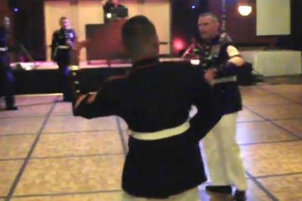 Soldiers Dance Off At Marine Corp Ball [VIDEO]