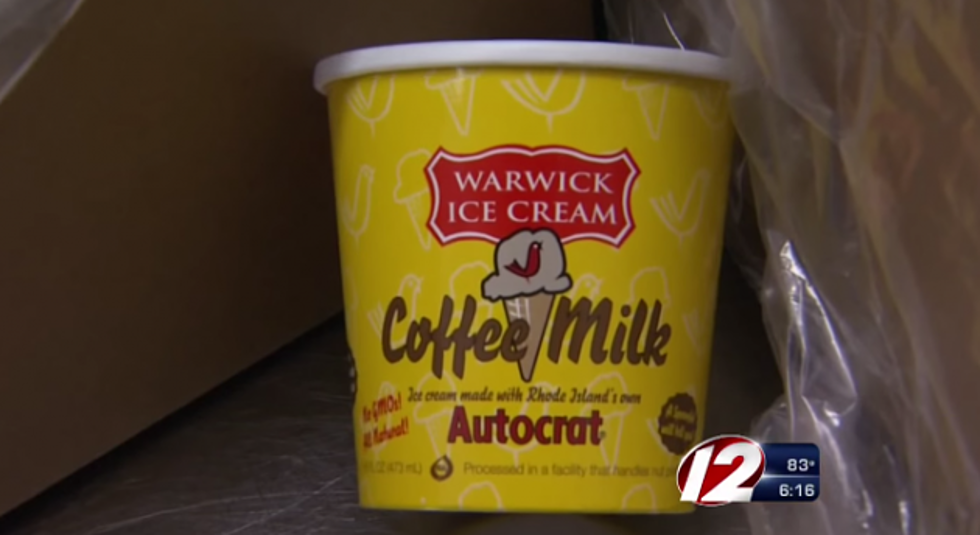 Coffee Milk Ice Cream Introduced By Rhode Island Companies [VIDEO]