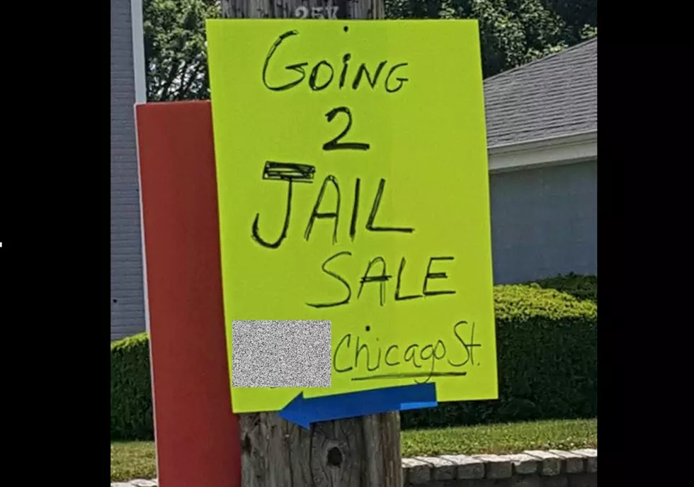 “Going To Jail Sale” Sign Spotted In Fall River