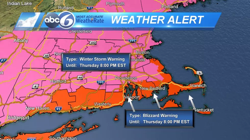 Blizzard Warning Extended Across The Southcoast
