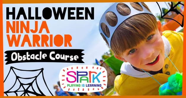 Halloween Ninja Warrior Course For Kids
