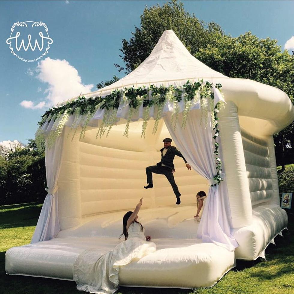 Are Wedding Bouncy Houses The New Trend?