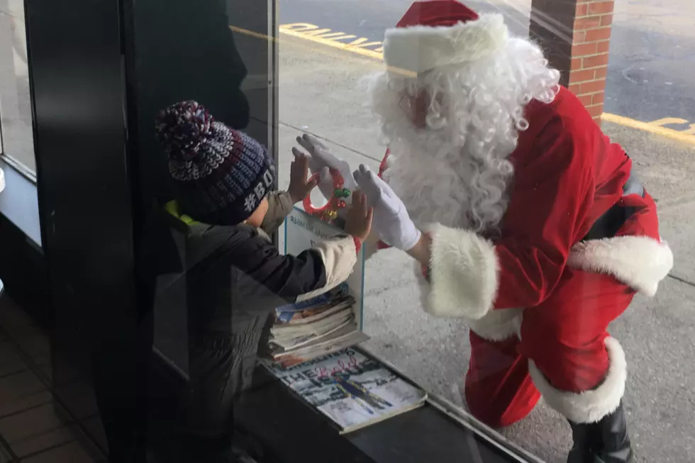 Santa Claus Surprises Fall River Shopping Center [PHOTOS]