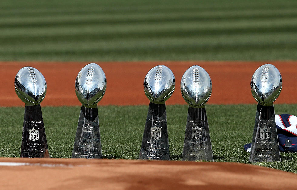 Get a Picture with the Patriots’ Lombardi Trophies