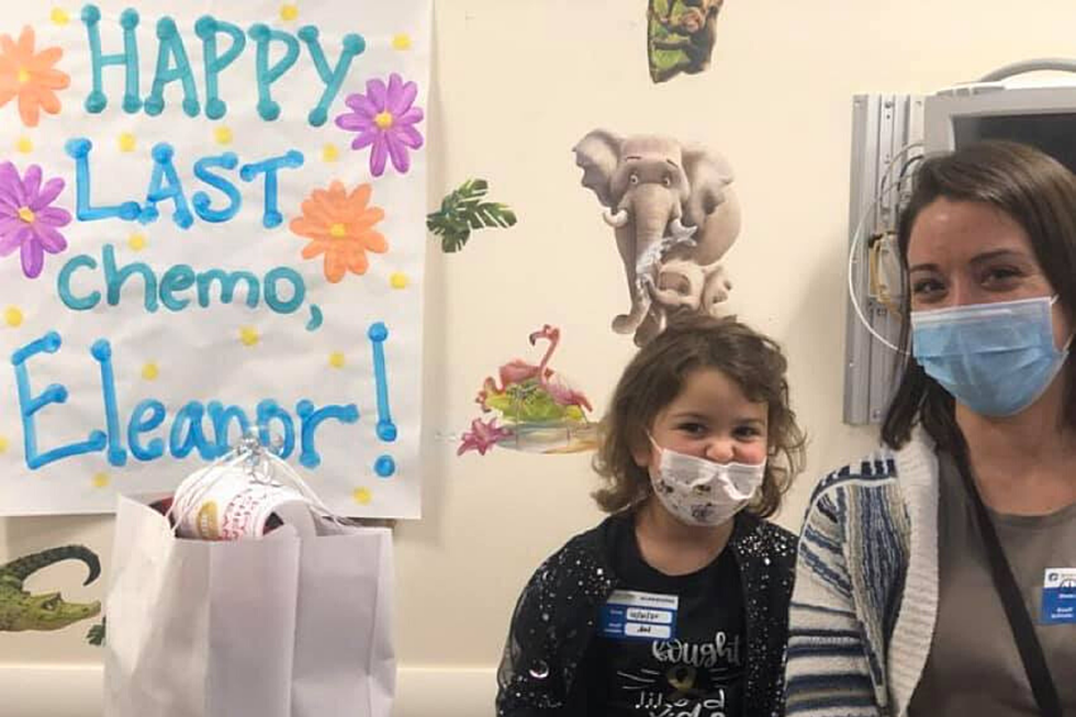 Dartmouth Girl Celebrates Last Chemo Treatment in Style [VIDEO]