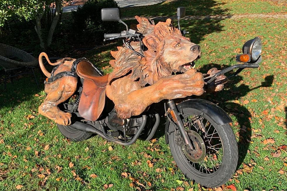 Merry-Go-Round Never Stops for Falmouth’s Hand-Crafted Lion Motorcycle Rider