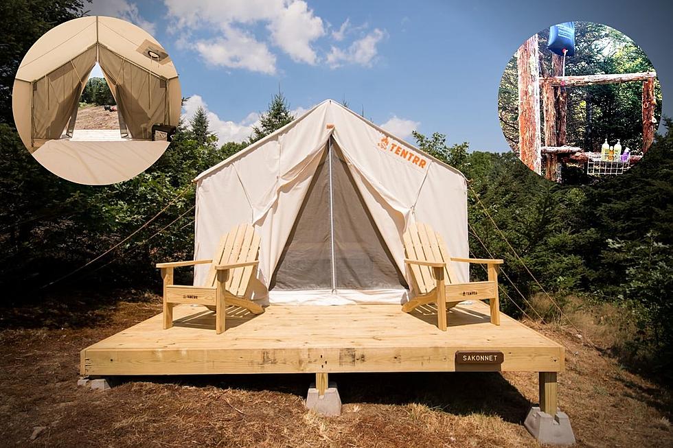 Tiverton Tent for Rent Sits on Top of an Enchanted Tree Farm