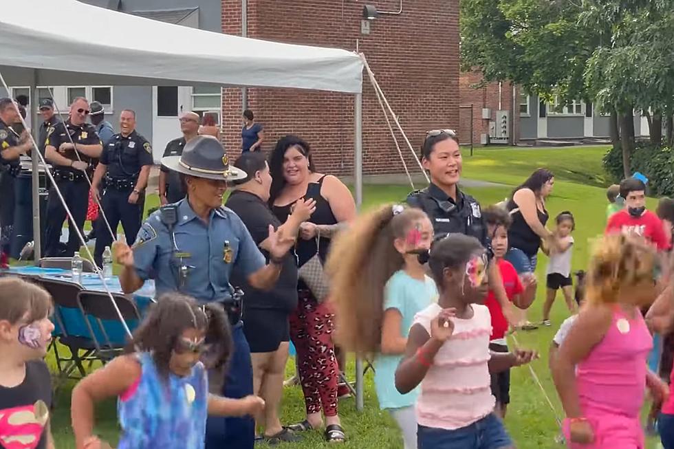 Framingham Cops Join Kids For 'Cupid Shuffle' at Ntl. Night Out