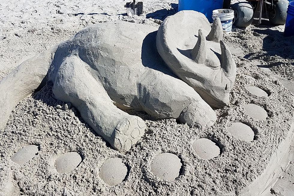 Westport Man Creates Eye-Catching Sand Sculptures at Cherry and Webb Beach