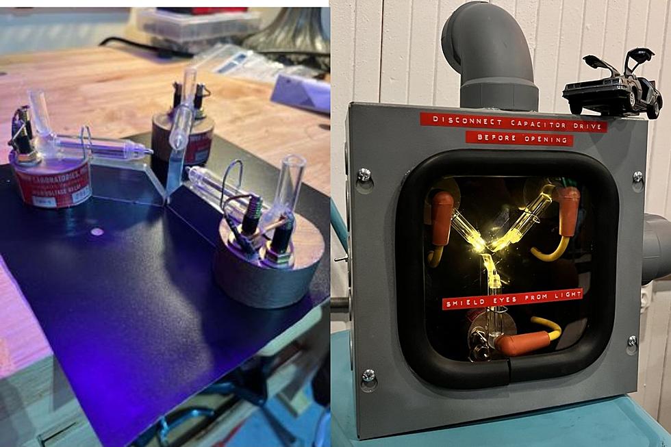 Back to the Future: Mattapoisett Fan Builds Flux Capacitor