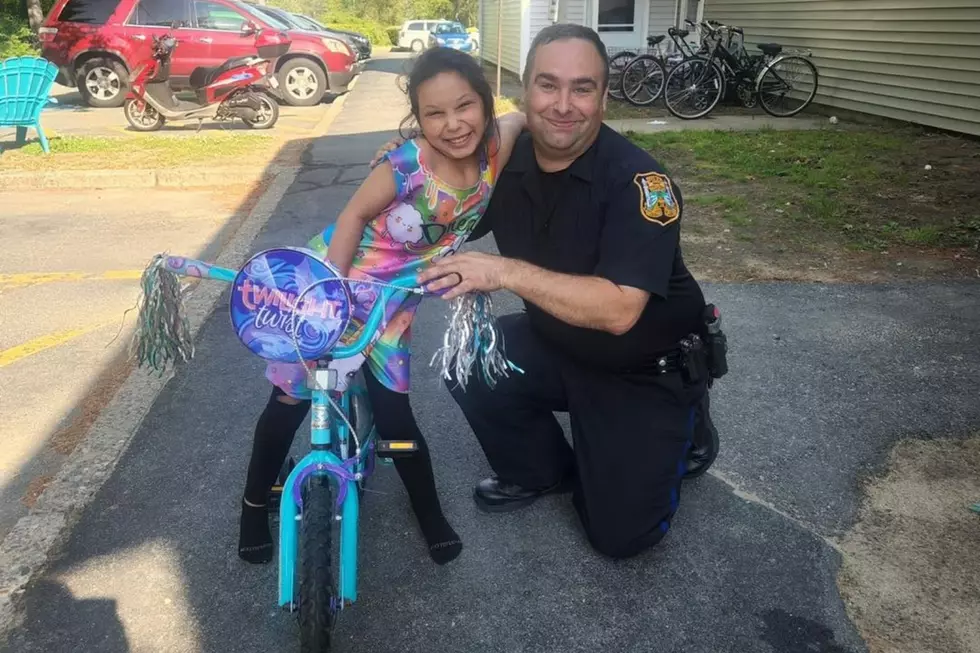 Wareham Officer Surprises Girl With New Bike After Hers Was Destroyed
