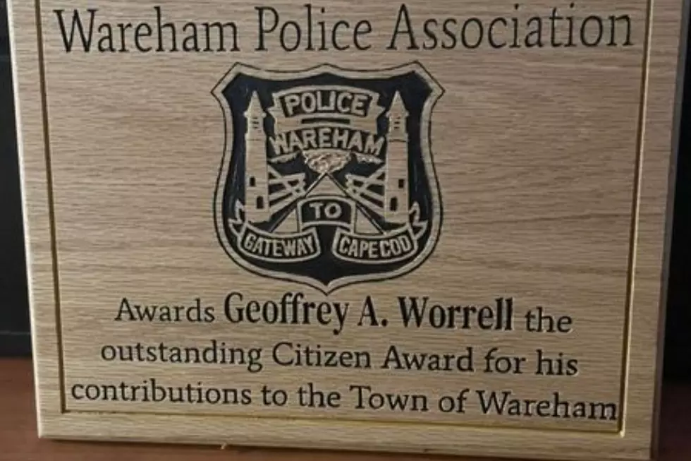 Wareham Police Give Rare Award to Citizen