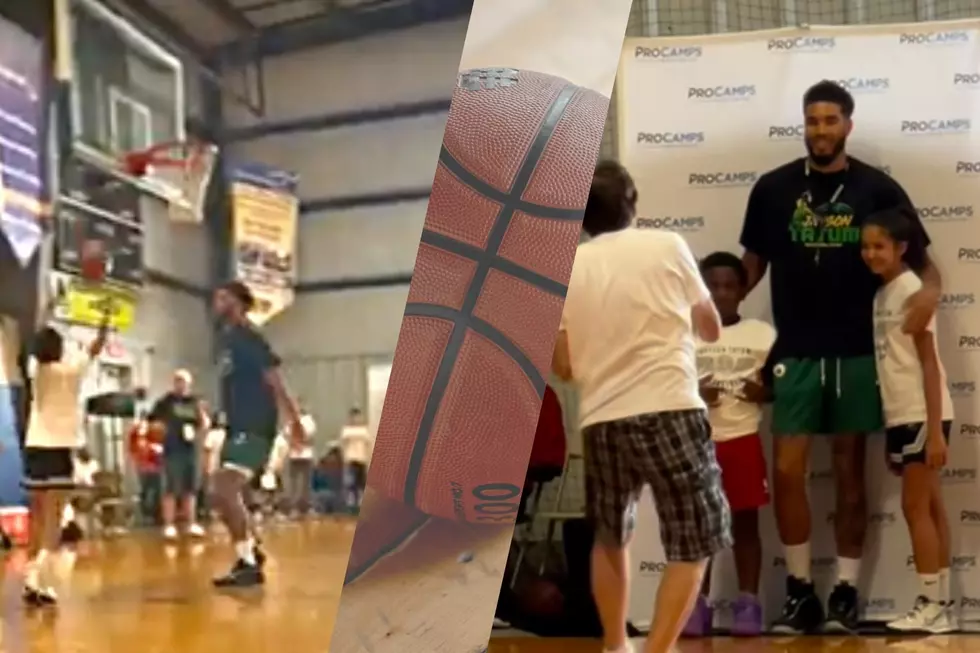 A Lucky Freetown Girl Played A Game of One-On-One Against Boston Celtics Star Jayson Tatum [VIDEO]
