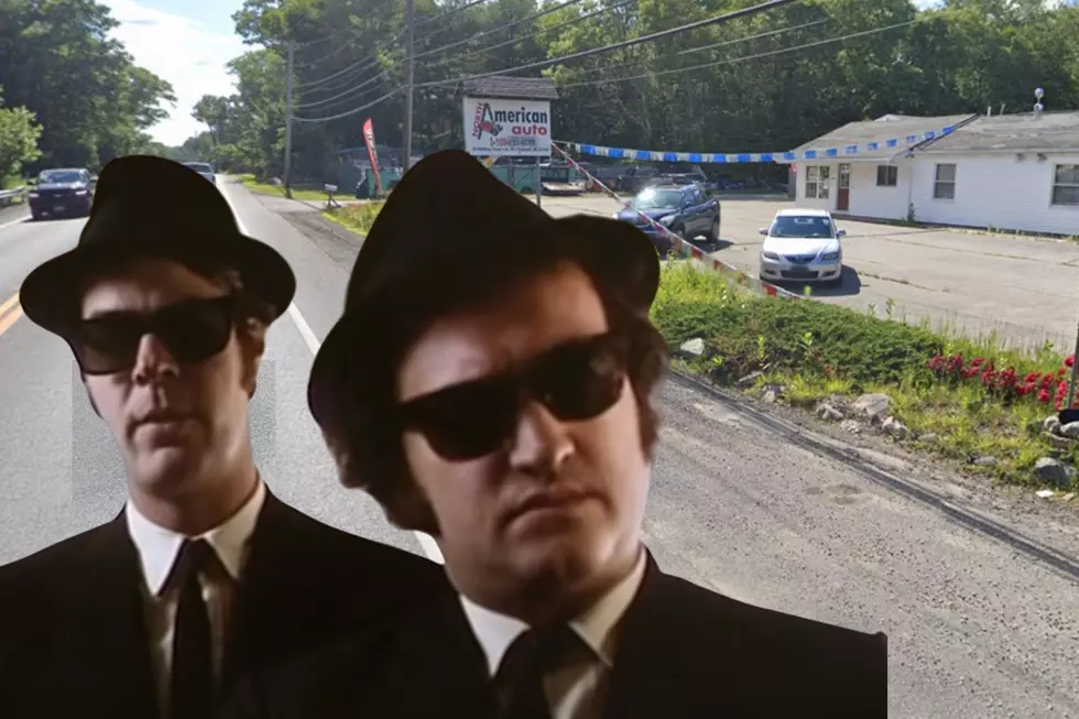 Blues Brothers’ ‘Bluesmobile’ Just Chilling Roadside in Rehoboth