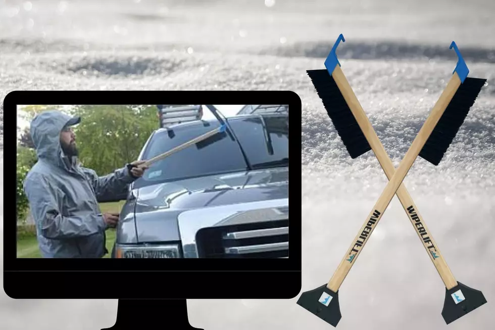 Fairhaven Man Invents a Snow Brush for Short People