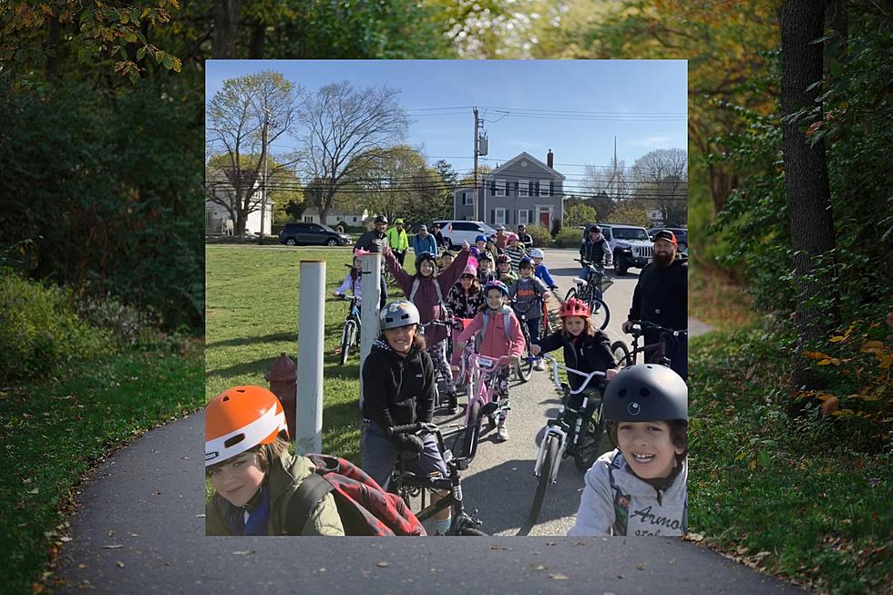 Wood School Bike Bus Returns to Fairhaven With Huge Turnout