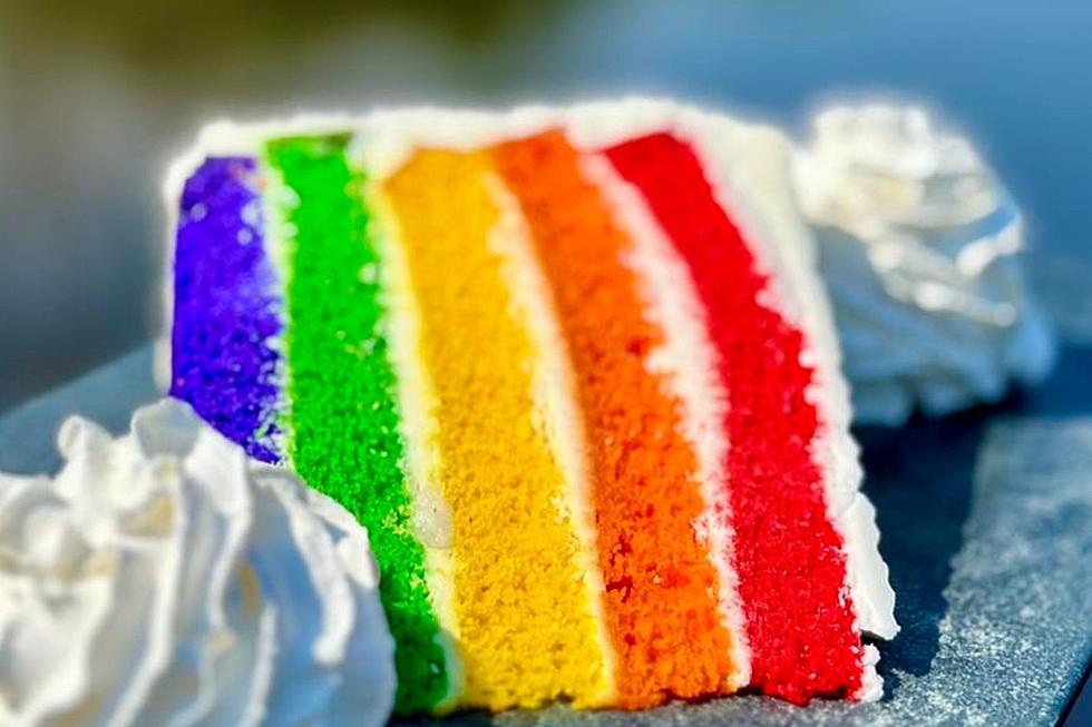 Old Grist Mill's Rainbow Cake Causes a Stir