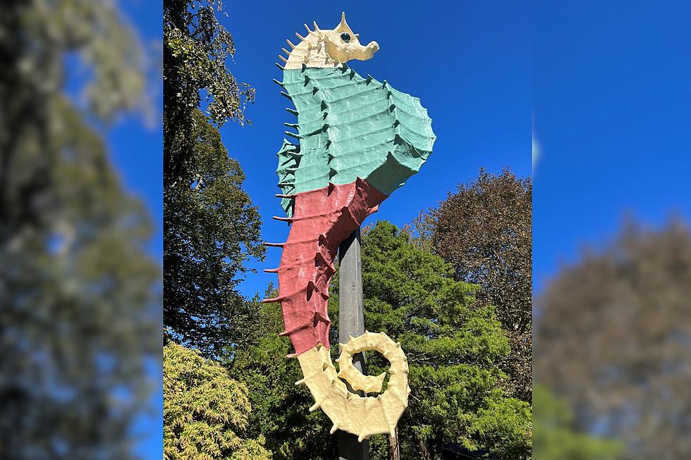 Why Mattapoisett’s Iconic Salty the Seahorse Suddenly Looks Different
