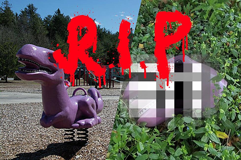 Dartmouth’s Missing Purple Dinosaur Found Brutally Beheaded in Bushes