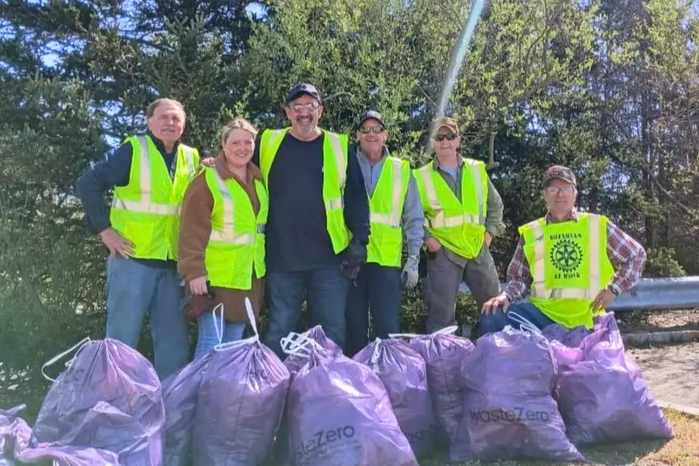 Dartmouth Rotary Club Helps Green Up Busy Road One Piece of Trash at a Time